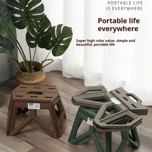 Portable & Durable Folding Outdoor Stool - High Load over 200KG - For Fishing, Beach & Camping